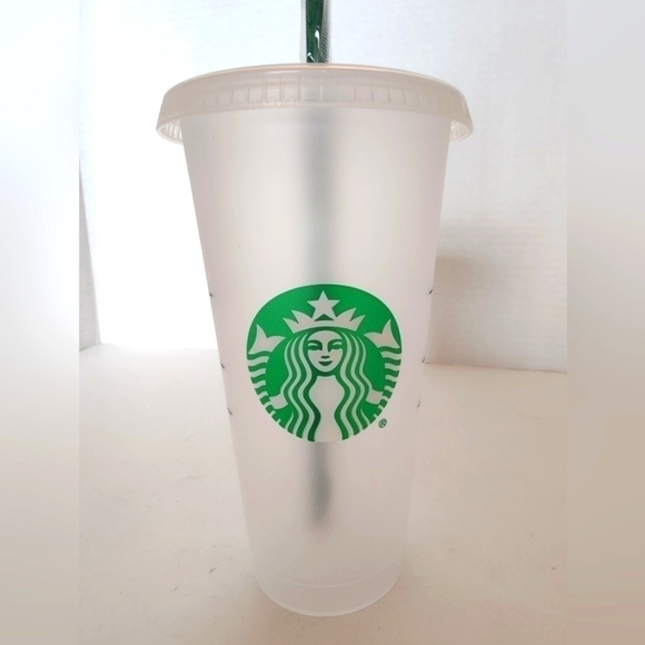 Starbucks Cold Drink To-Go Cup w/Lid & Straw, 24 oz. New, unused - Picture 2 of 7